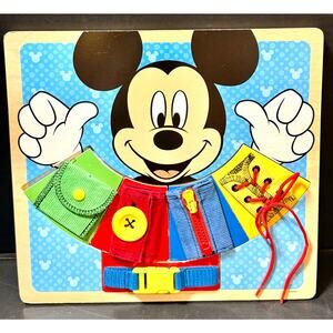 Melissa & Doug Disney Mickey Mouse Clubhouse Wooden Basic Skills Board puzzle